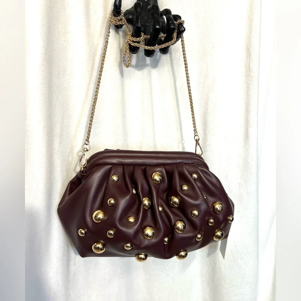 🍷URBAN EXPRESSIONS WINE/BROWN CAREY BAG🍷NWT